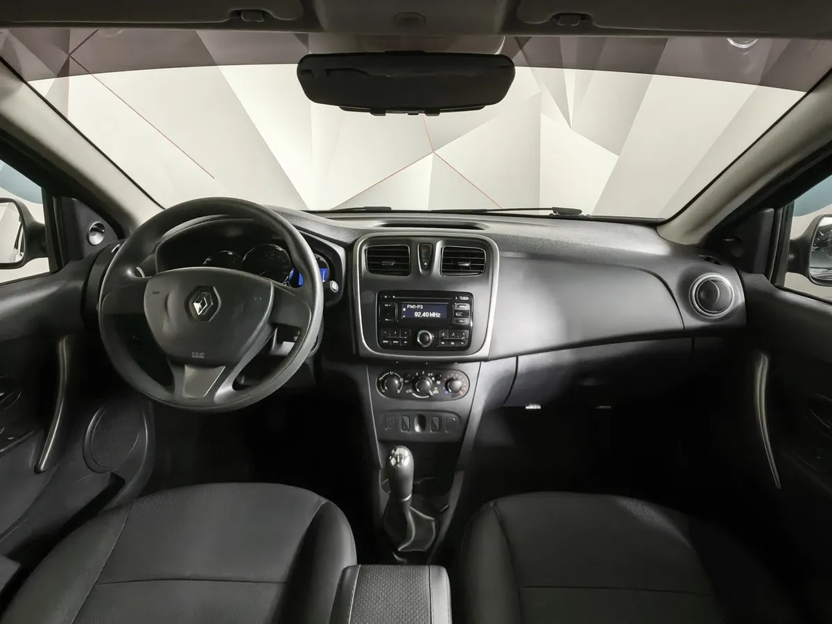 Renault Logan 1.6 MT (82 л.с.) Черный в АВИЛОН. Слайд №11