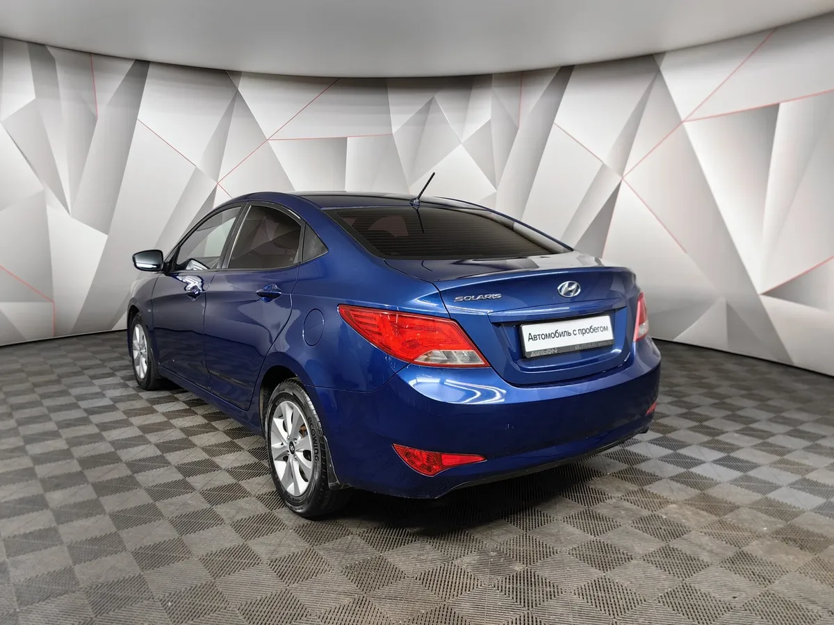 Hyundai Solaris 1.6 MT (123 л.с.) Active Plus Синий в АВИЛОН. Слайд №4