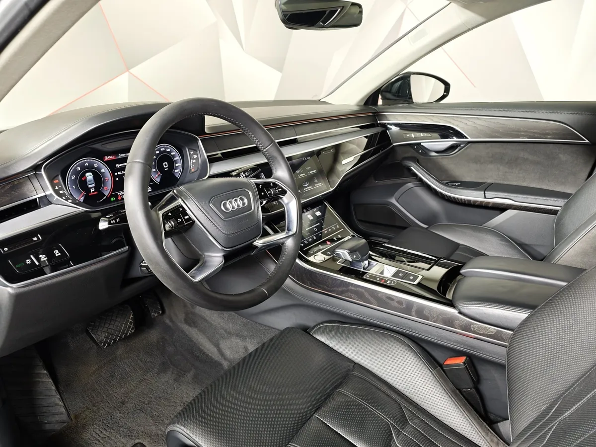 Audi A8 3.0 TFSI L tiptronic quattro (340 л.с.) Черный в АВИЛОН. Слайд №19