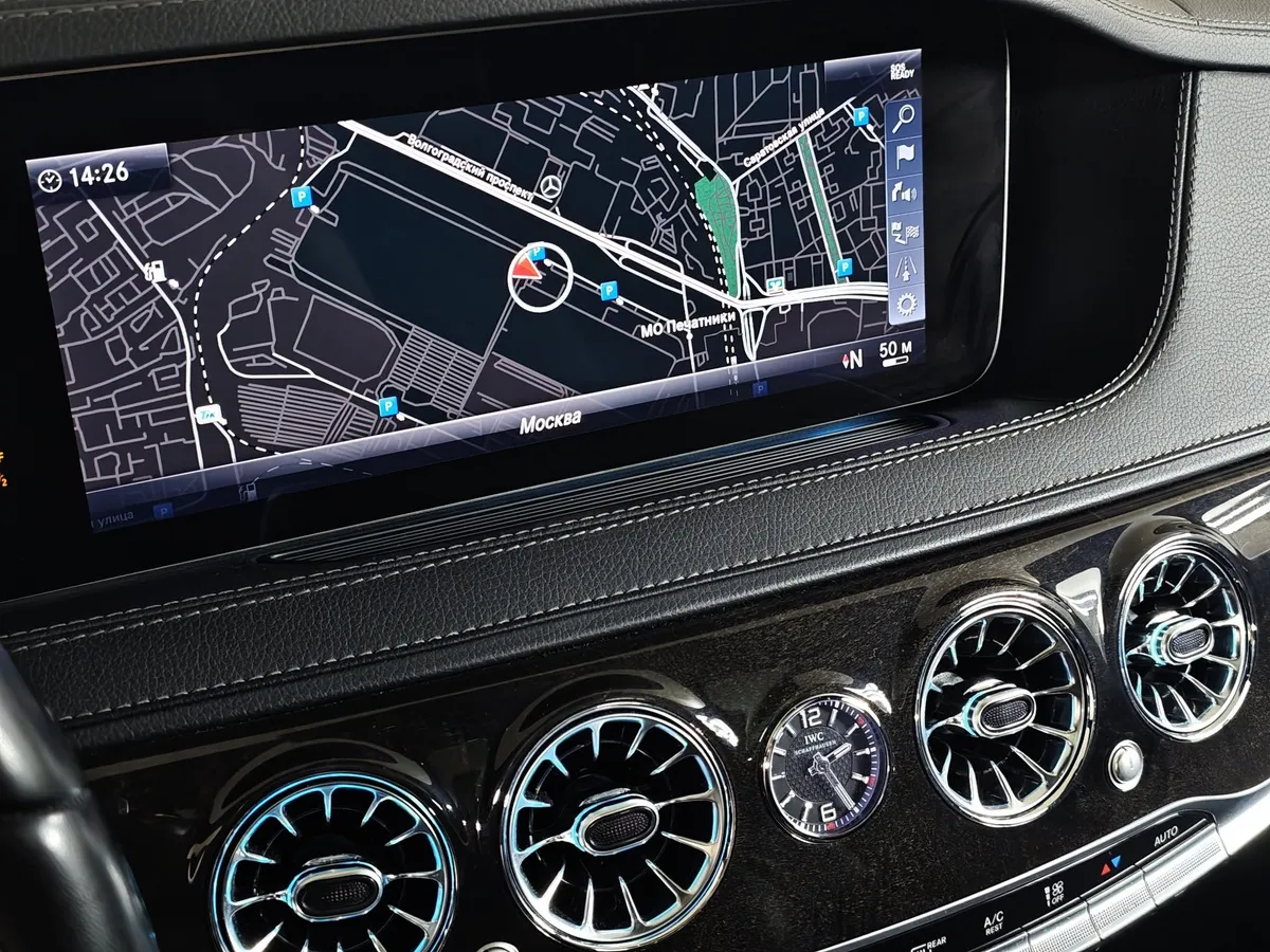 Mercedes-Benz S-Класс S 450 9G-Tronic 4Matic (367 л.с.) Черный в АВИЛОН. Слайд №25