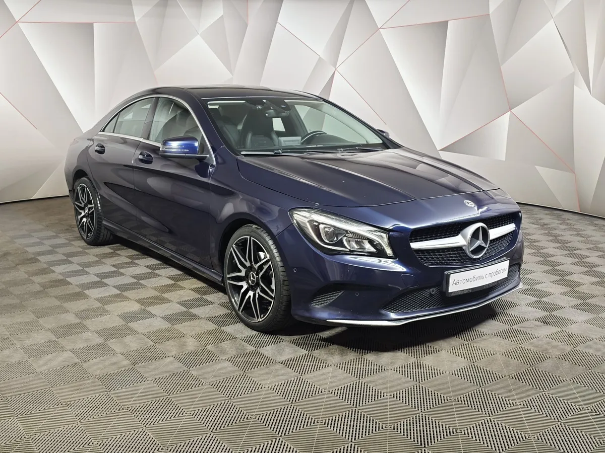Mercedes-Benz CLA CLA 200 7G-DCT (156 л.с.) Sport Синий в АВИЛОН. Слайд №3