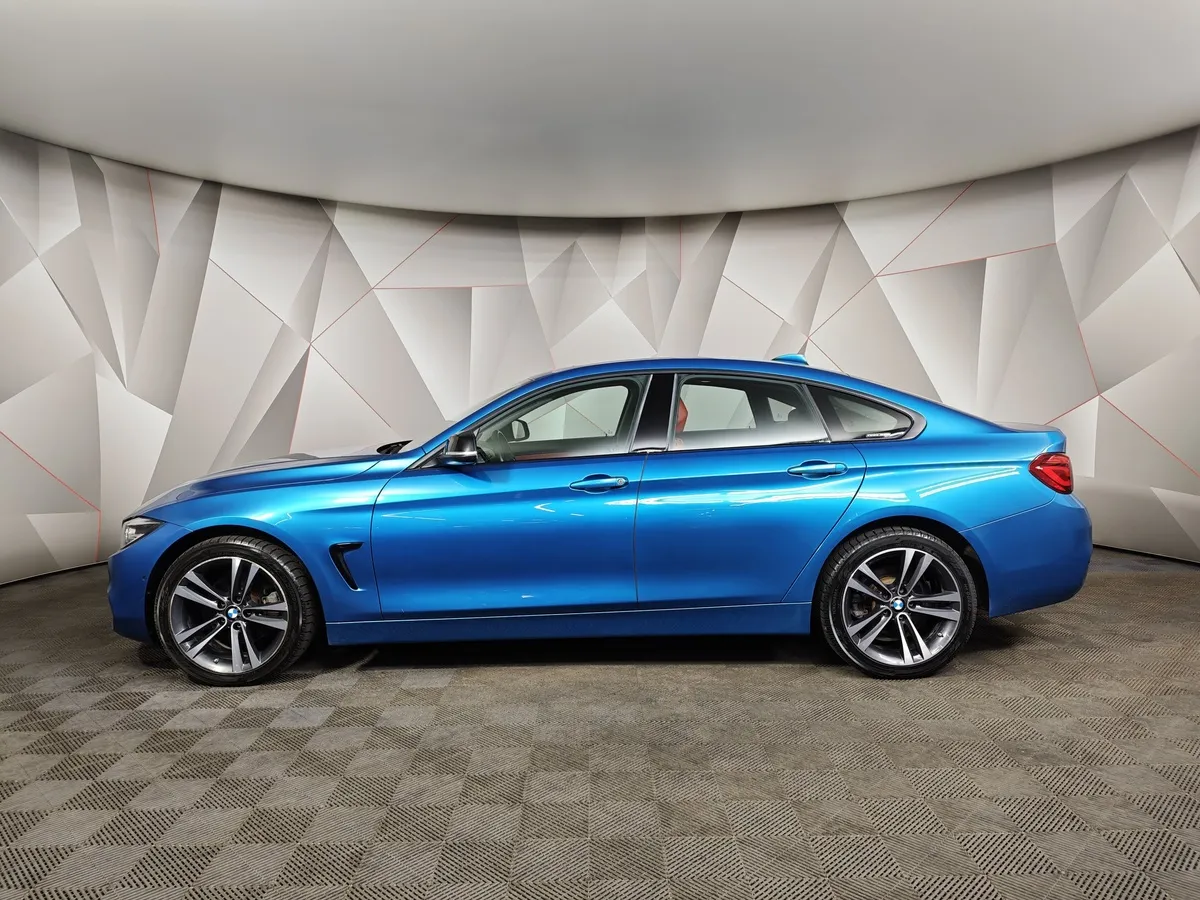 BMW 4 серия 420d xDrive AT (190 л.с.) Luxury Line Синий в АВИЛОН. Слайд №5