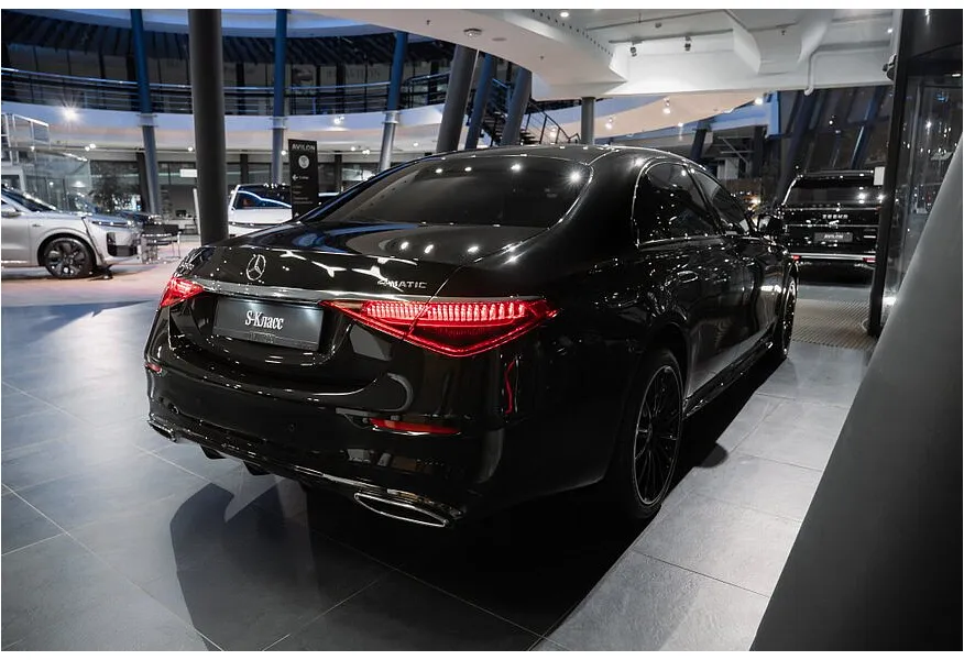 Mercedes-Benz S-Класс S 450 d 9G-TRONIC 4MATIC (330 л.с.) Черный в АВИЛОН. Слайд №6