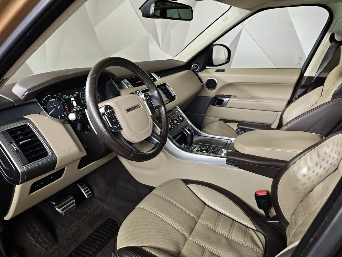 Land Rover Range Rover Sport 5.0 V8 Supercharged AT AWD (525 л.с.) Autobiography Dynamic Коричневый в АВИЛОН. Слайд №19