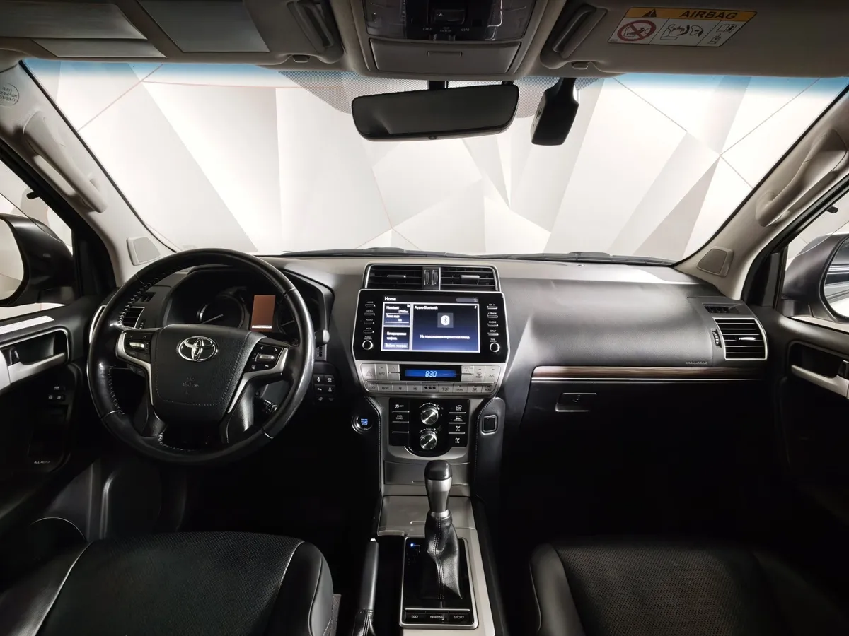 Toyota Land Cruiser Prado 2.8D AT AWD (200 л.с.) Black Vision Белый в АВИЛОН. Слайд №14