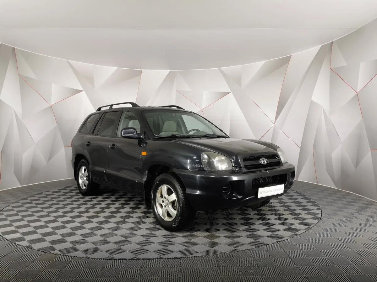 Hyundai Santa Fe 2.7 AT (173 л.с.) Черный в АВИЛОН. Слайд №3