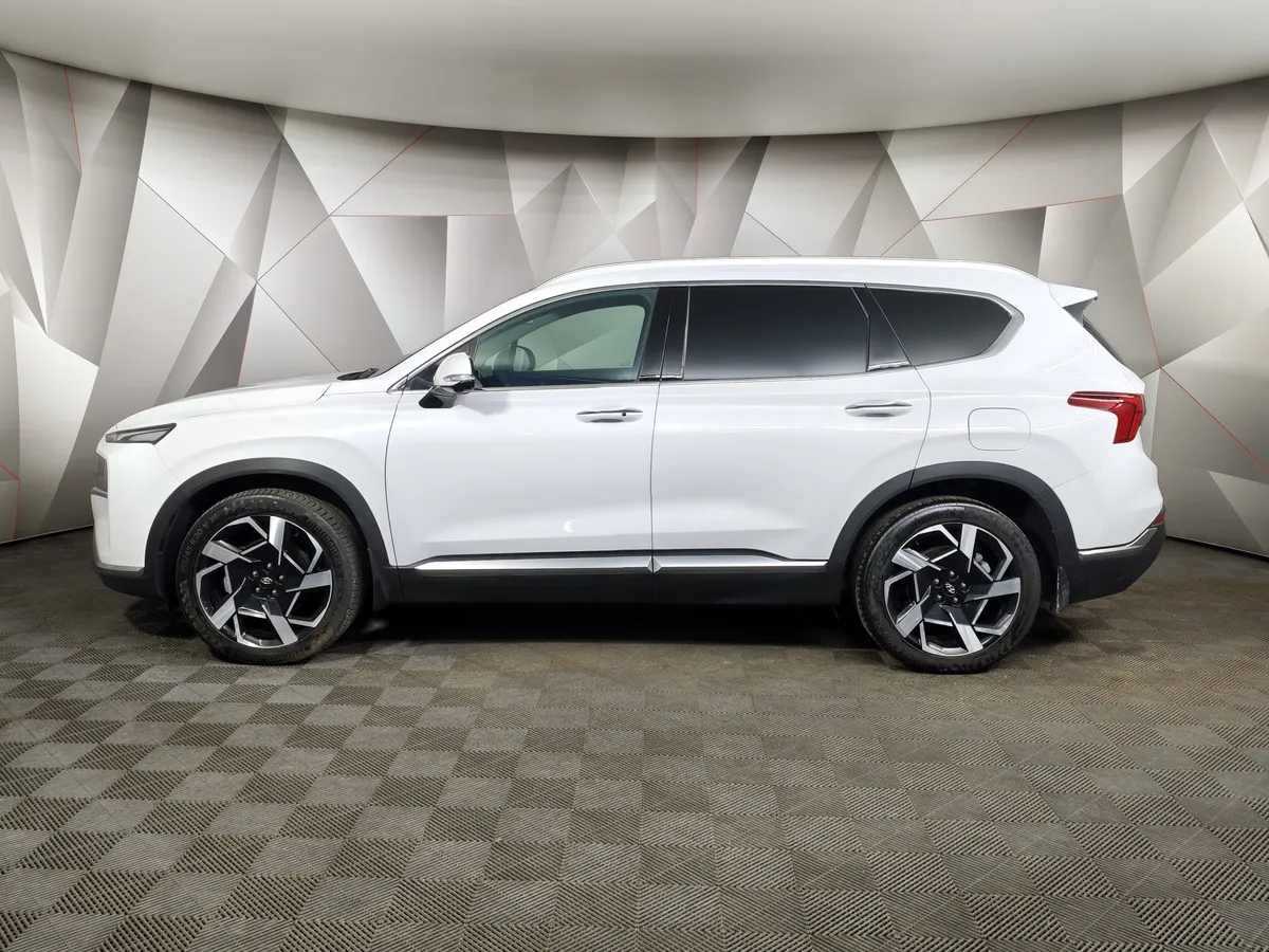 Hyundai Santa Fe 3.5 AWD 8AT (249 л.с.) High-Tech Exclusive Белый в АВИЛОН. Слайд №5