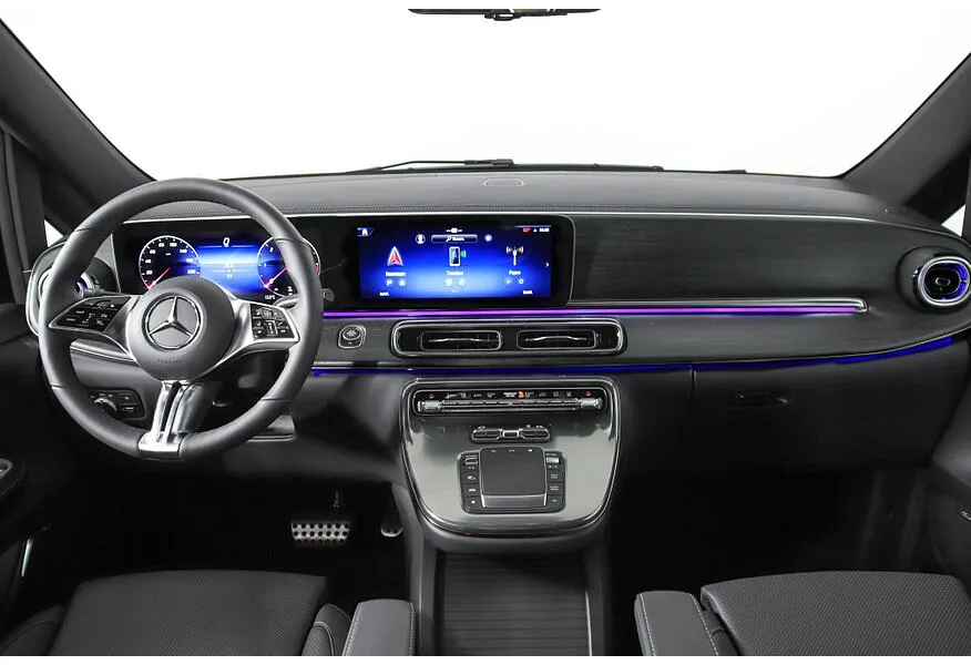 Mercedes-Benz V-Класс V 300 d L3 4MATIC 9G-TRONIC (237 л.с.) Exclusive Черный в АВИЛОН. Слайд №11