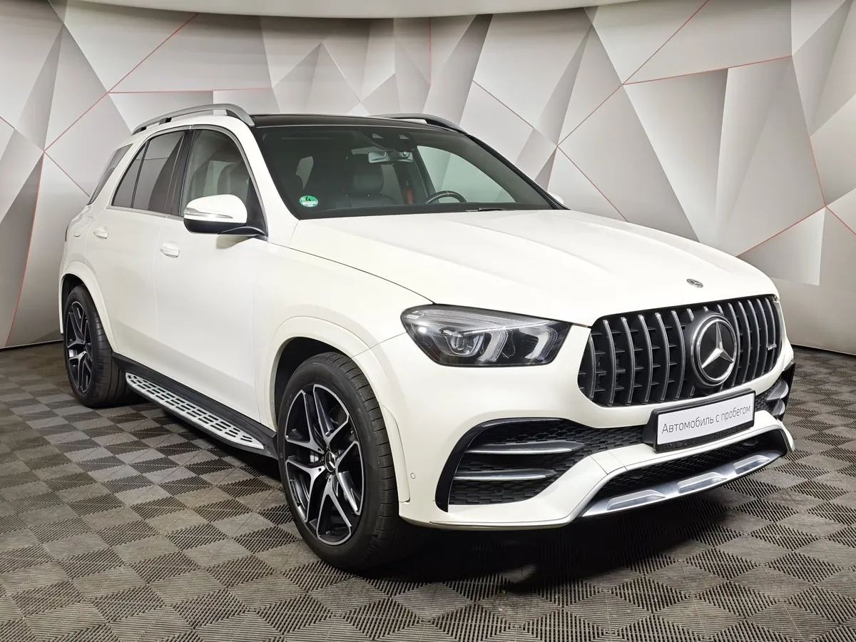Mercedes-Benz GLE 53 9G 4MATIC+ (435 л.с.) Белый в АВИЛОН. Слайд №3