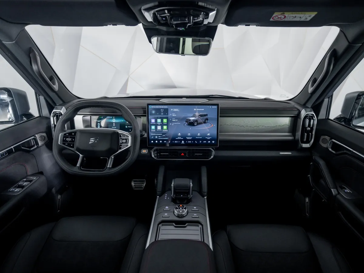 JETOUR T2 2.0T 8AT AWD (245 л.с.) Премиум Серебристый в АВИЛОН. Слайд №4