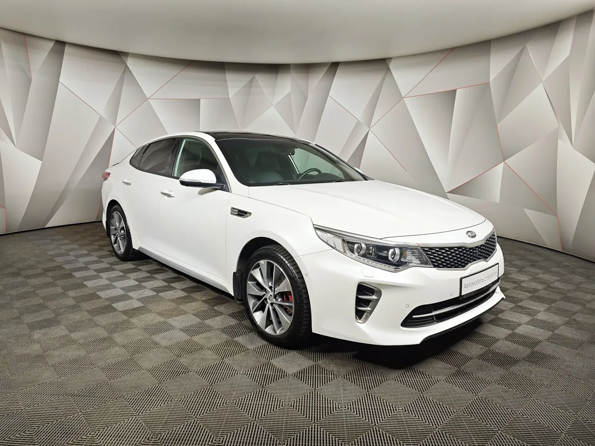Kia Optima 2.0 T AT (245 л.с.) GT Белый в АВИЛОН. Слайд №3