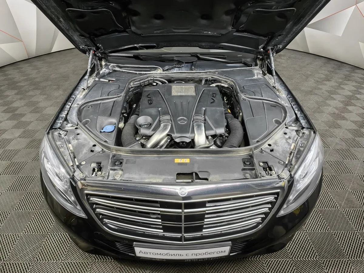 Mercedes-Benz S-Класс S 500 9G-Tronic Plus 4Matic (455 л.с.) Черный в АВИЛОН. Слайд №10