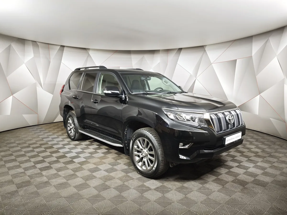 Toyota Land Cruiser Prado 2.8 D AT 4WD (5 мест) (177 л.с.) Комфорт Черный в АВИЛОН. Слайд №3