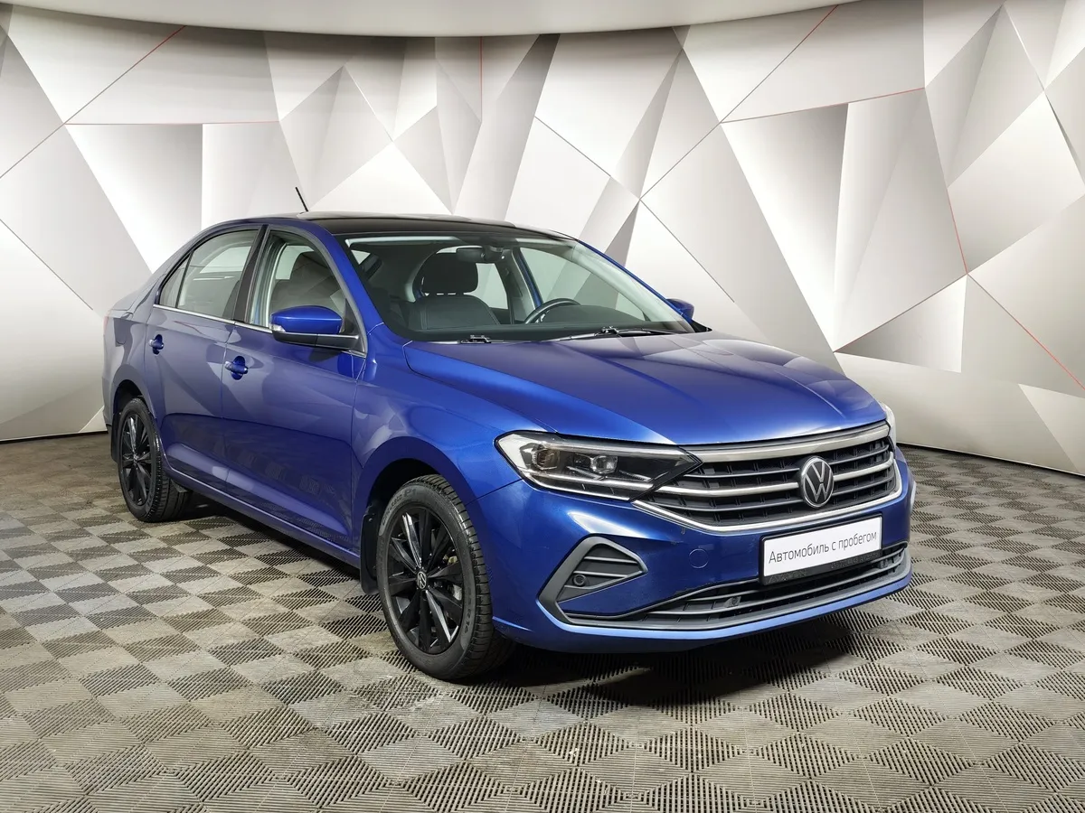 Volkswagen Polo 1.4 TSI DSG (125 л.с.) Highline Синий в АВИЛОН. Слайд №3
