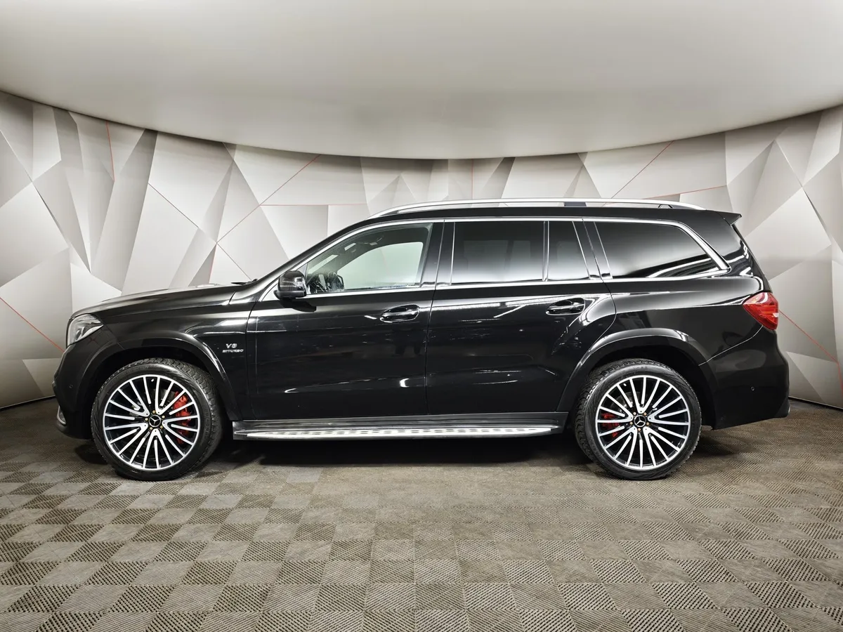 Mercedes-Benz GLS 63 4MATIC 7G-TRONIC PLUS (585 л.с.) Черный в АВИЛОН. Слайд №5