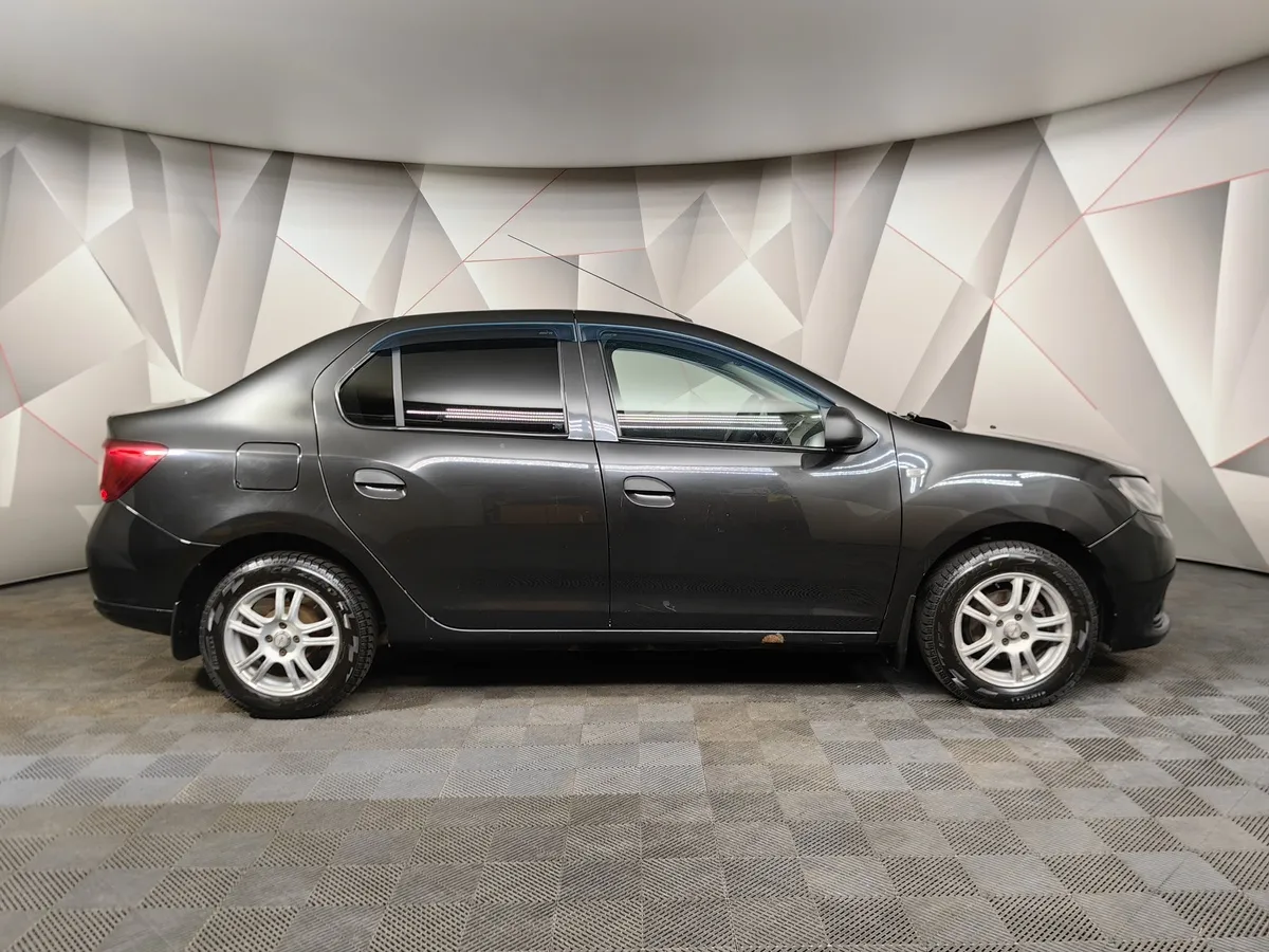 Renault Logan 1.6 MT (82 л.с.) Черный в АВИЛОН. Слайд №6