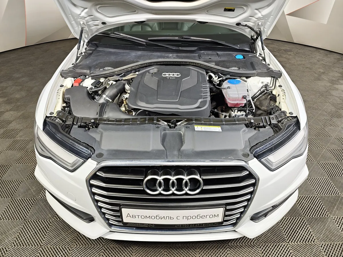 Audi A6 2.0 TDI S tronic (190 л.с.) Advance Белый в АВИЛОН. Слайд №10