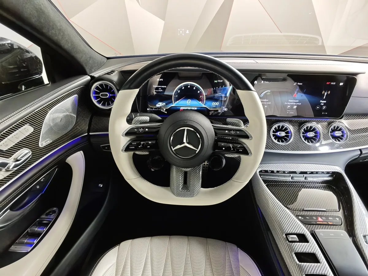 Mercedes-Benz AMG GT 43 4MATIC SPEEDSHIFT TCT 9G (367 л.с.) Синий в АВИЛОН. Слайд №20