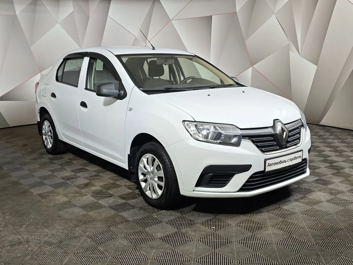 Renault Logan 1.6 MT (82 л.с.) Белый в АВИЛОН. Слайд №3