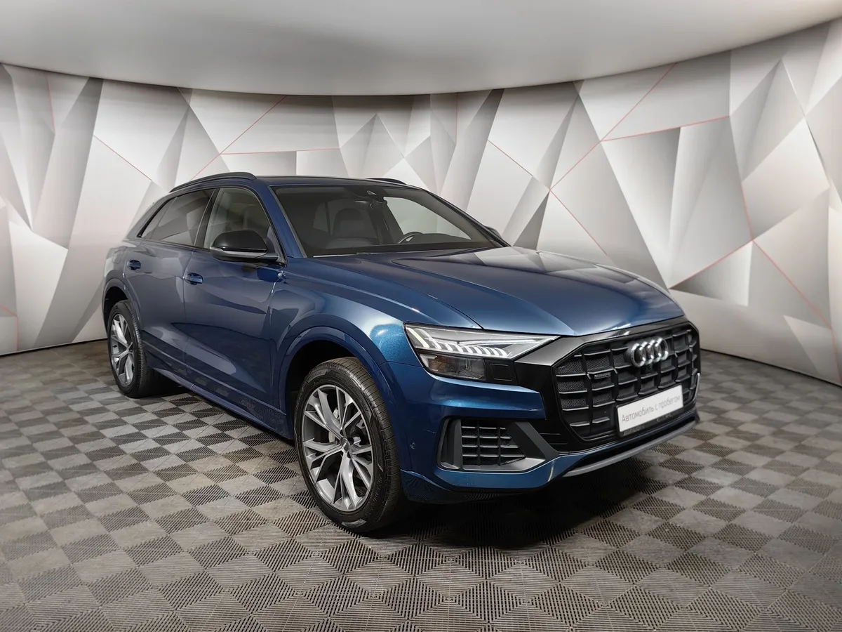Audi Q8 55 TFSI Tiptronic quattro (340 л.с.) Синий в АВИЛОН. Слайд №3