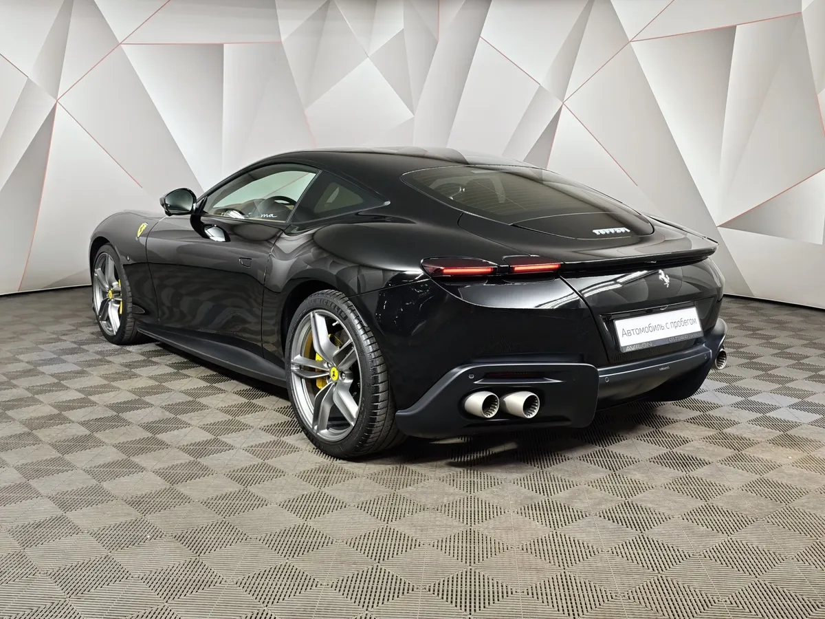 Ferrari Roma 3.9 AMT (620 л.с.) Черный в АВИЛОН. Слайд №4