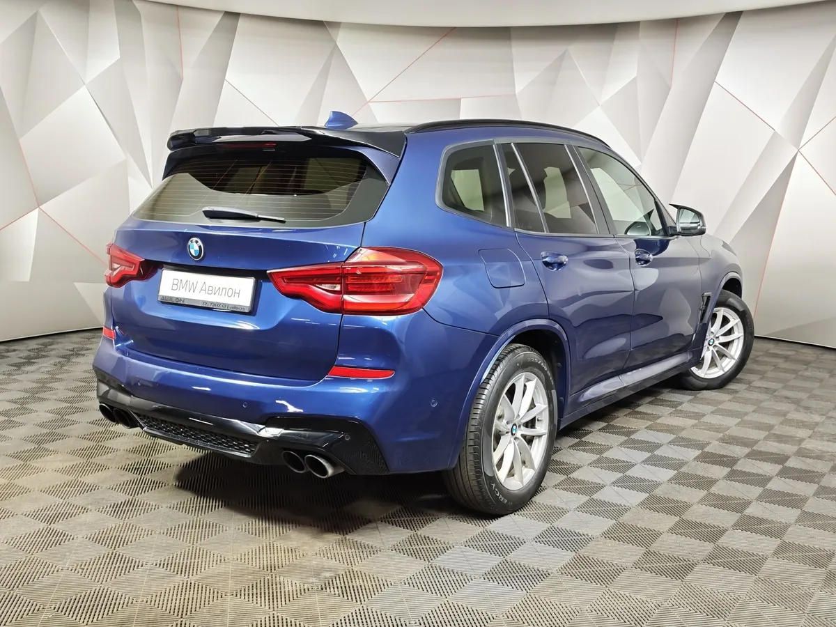 BMW X3 xDrive20i AT (184 л.с.) Синий в АВИЛОН. Слайд №2