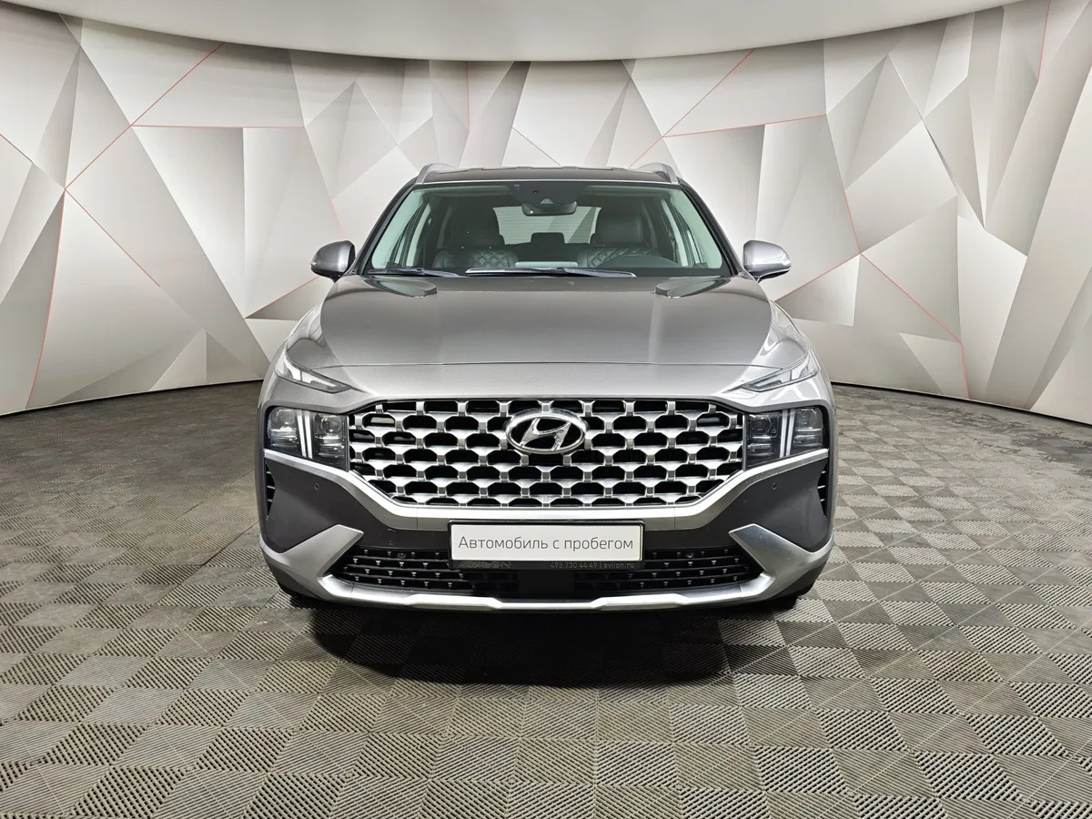 Hyundai Santa Fe 2.2 CRDi AWD 8AT (200 л.с.)  Prestige + Smart Sense Серый в АВИЛОН. Слайд №7