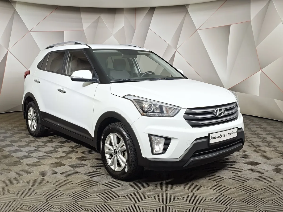 Hyundai Creta 2.0 AT (149 л.с.) Travel + Advanced Белый в АВИЛОН. Слайд №3