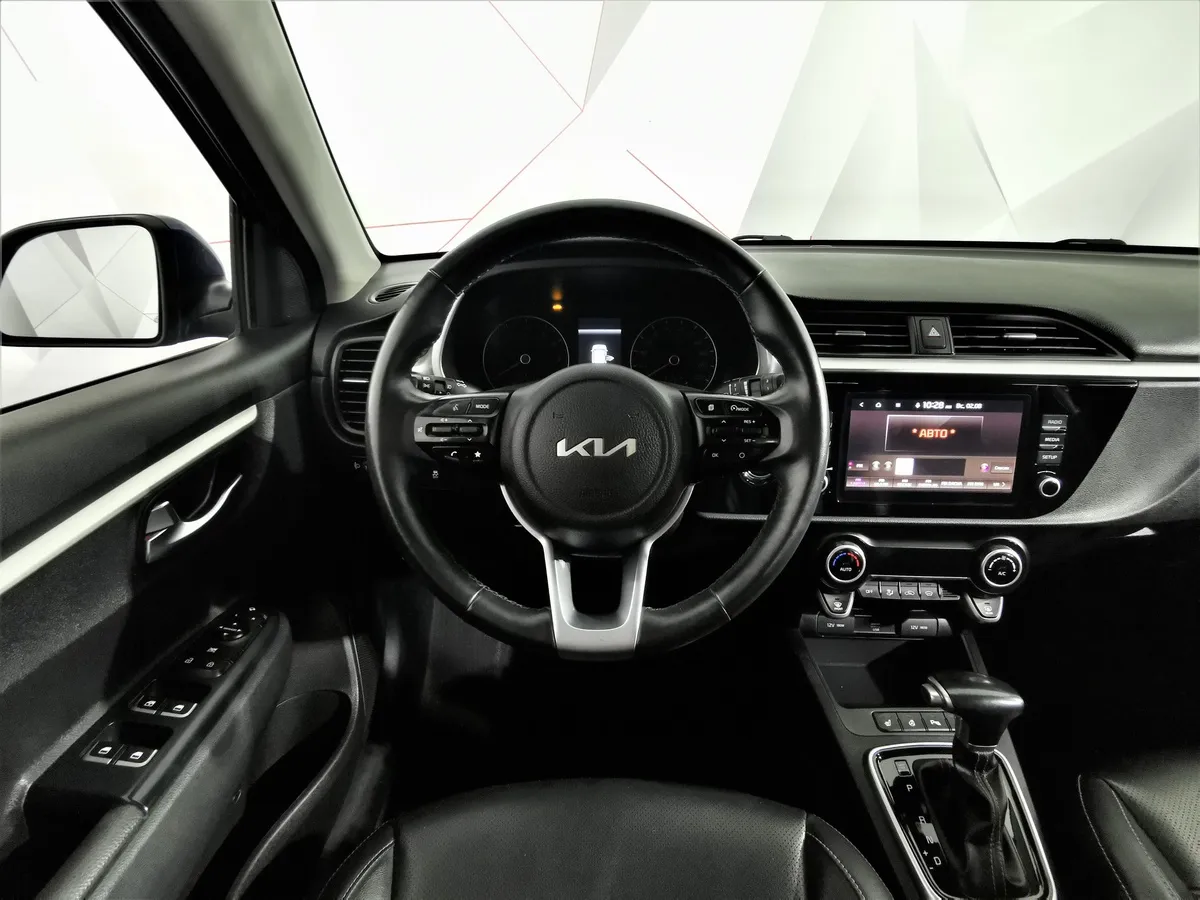 Kia Rio X 1.6 AT (123 л.с.) Premium Синий в АВИЛОН. Слайд №19