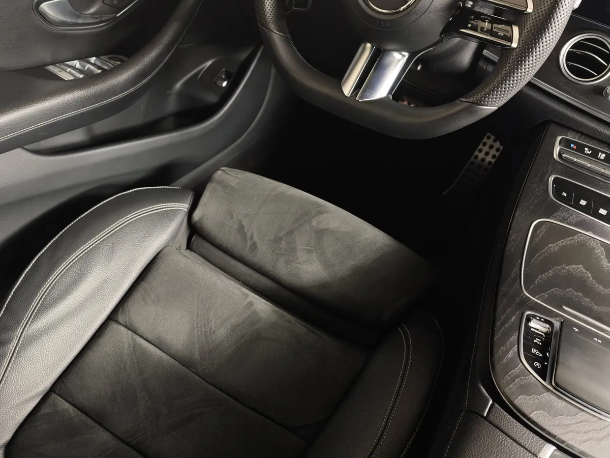 Mercedes-Benz E-Класс E 200 4MATIC 9G-TRONIC (197 л.с.) Sport Черный в АВИЛОН. Слайд №25
