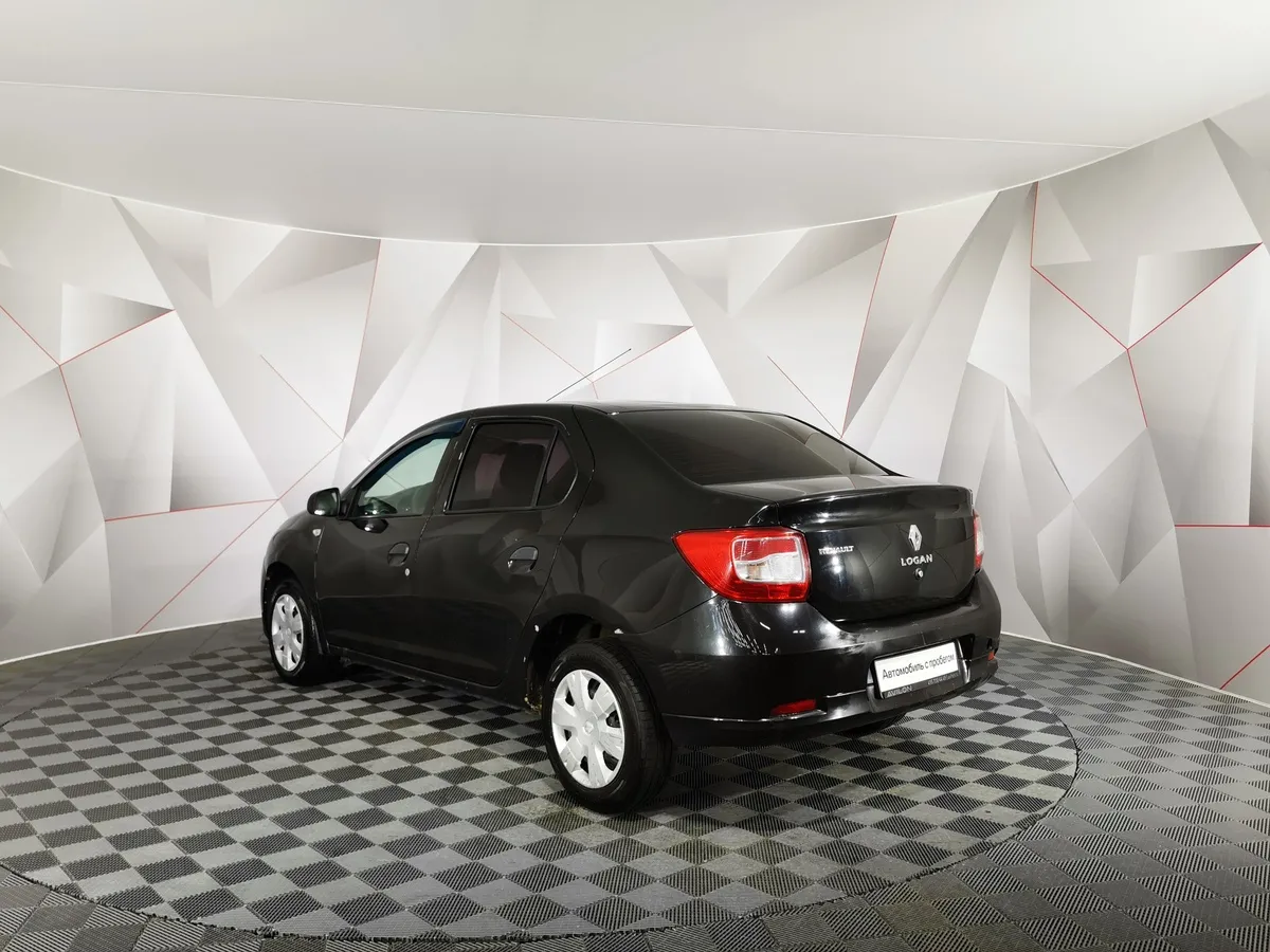Renault Logan 1.6 MT (82 л.с.) Черный в АВИЛОН. Слайд №4