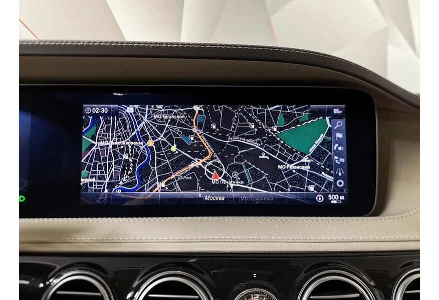 Mercedes-Benz S-Класс S 350 d 9G-Tronic 4Matic длинная база (249 л.с.) Черный в АВИЛОН. Слайд №25