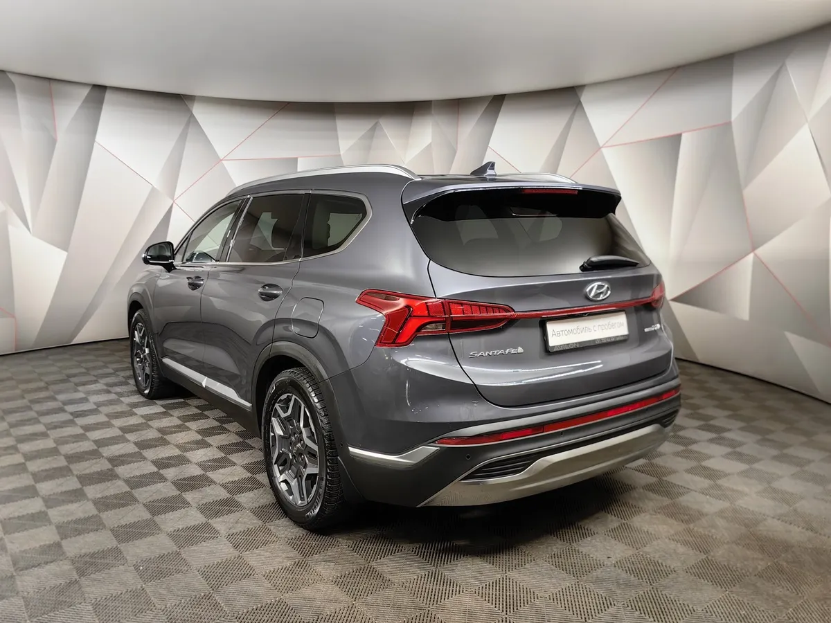 Hyundai Santa Fe 2.2 CRDi AWD 8AT (200 л.с.) High-Tech Синий в АВИЛОН. Слайд №4