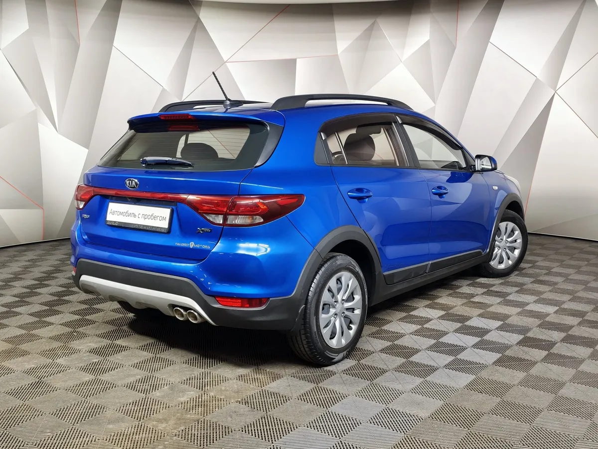 Kia Rio X-Line 1.4 AT (100 л.с.) Синий в АВИЛОН. Слайд №2