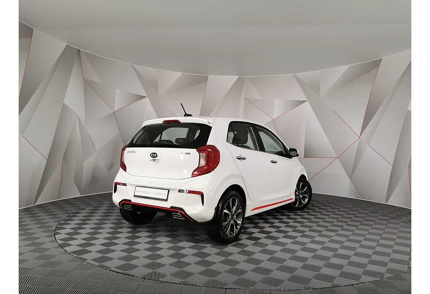 Kia Picanto 1.2 MPI AT (84 л.с.) GT Line Белый в АВИЛОН. Слайд №1