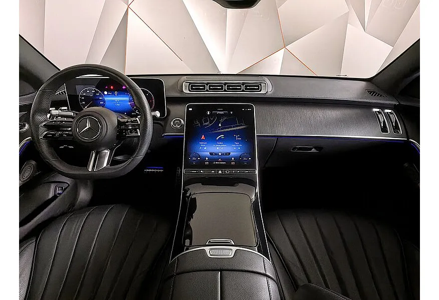 Mercedes-Benz S-Класс S 350 d 9G-Tronic 4Matic (313 л.с.) Серый в АВИЛОН. Слайд №14