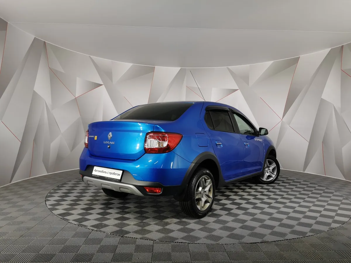 Renault Logan 1.6 AT FWD (102 л.с.) Синий в АВИЛОН. Слайд №2