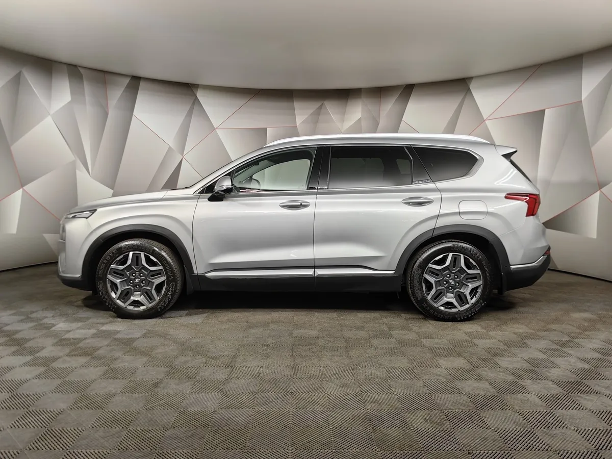 Hyundai Santa Fe 2.2 CRDi AWD 8AT (200 л.с.) High-Tech Серый в АВИЛОН. Слайд №5