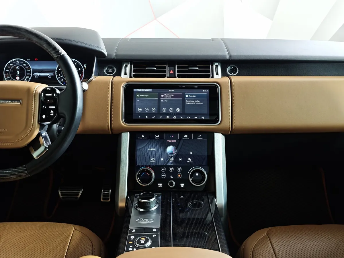 Land Rover Range Rover 5.0 V8 Supercharged AT AWD (510 л.с.) Autobiography Черный в АВИЛОН. Слайд №14