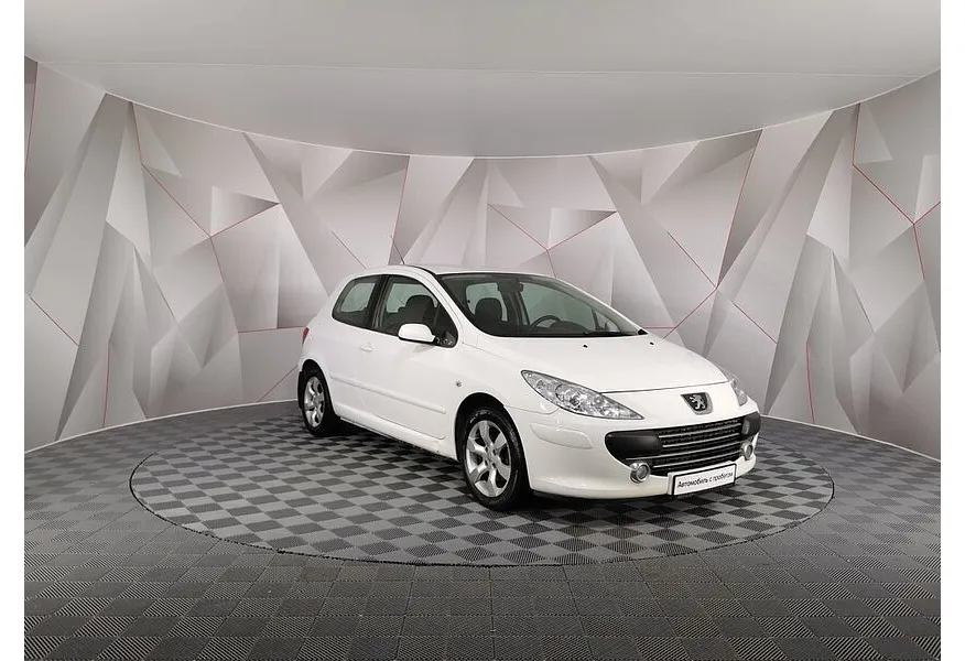Peugeot 307 1.6 AT (110 л.с.) Белый в АВИЛОН. Слайд №3