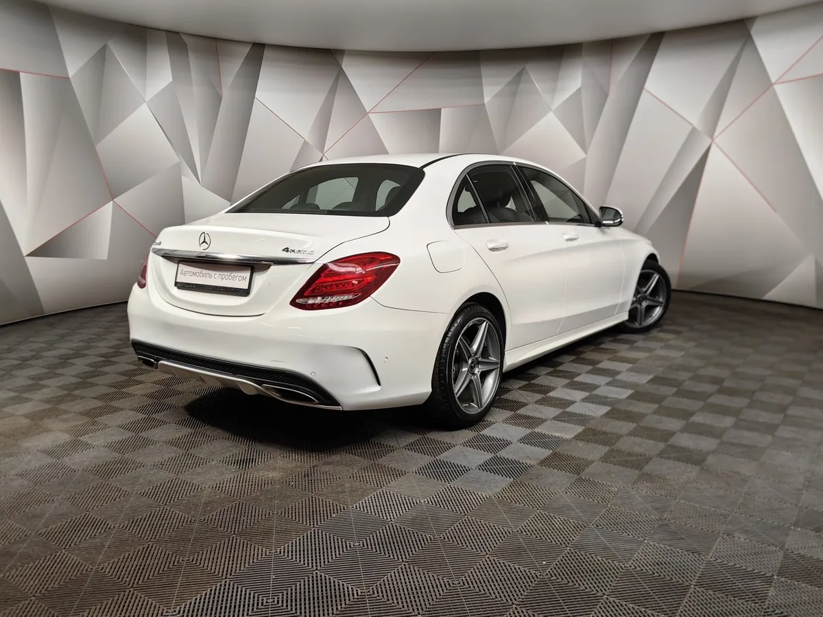 Mercedes-Benz C-Класс C 200 4Matic 9G-Tronic (184 л.с.) Sport Белый в АВИЛОН. Слайд №2