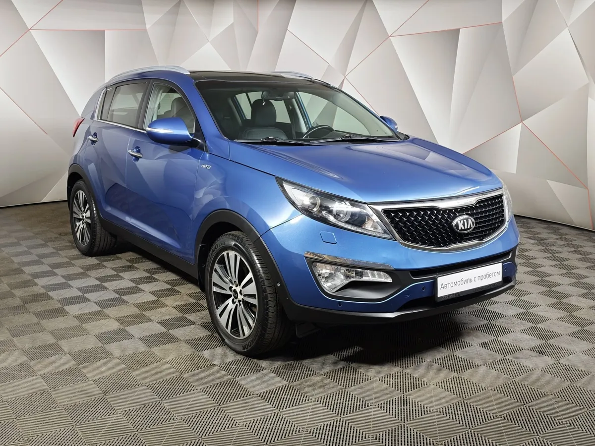 Kia Sportage 2.0 AT 4WD (150 л.с.) Luxe Синий в АВИЛОН. Слайд №3