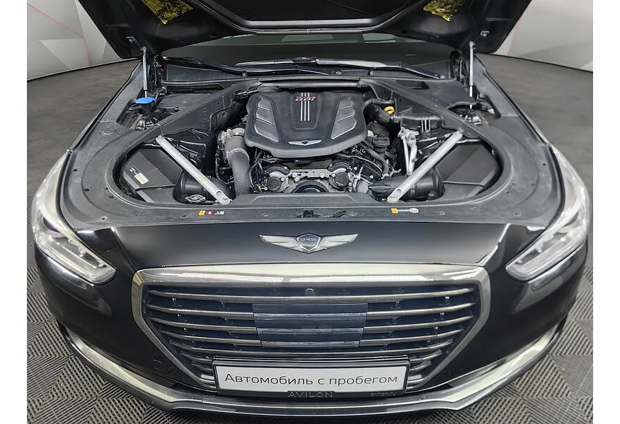 Genesis G90 3.3 T-GDI AT AWD (5 мест) (370 л.с.) Elite Черный в АВИЛОН. Слайд №10