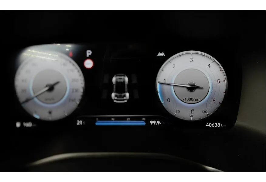 Hyundai Santa Fe 2.2 CRDi AWD 8AT (200 л.с.) High-Tech Белый в АВИЛОН. Слайд №18