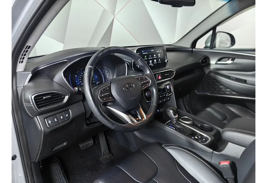 Hyundai Santa Fe 2.4 (188 л.с.) - 6AT Premier Серый в АВИЛОН. Слайд №19