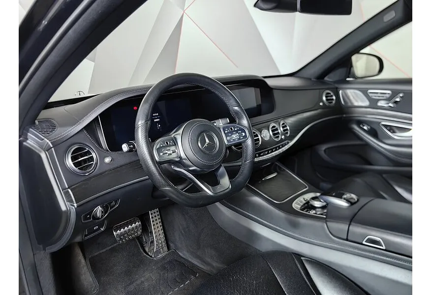 Mercedes-Benz S-Класс S 350 d 9G-Tronic 4Matic длинная база (249 л.с.) Черный в АВИЛОН. Слайд №19