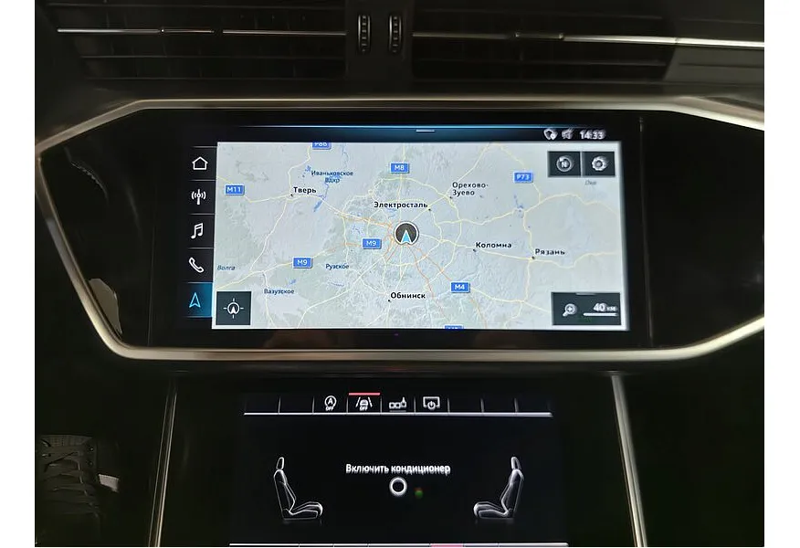 Audi A6 55 TFSI S tronic quattro (340 л.с.) Sport Черный в АВИЛОН. Слайд №22