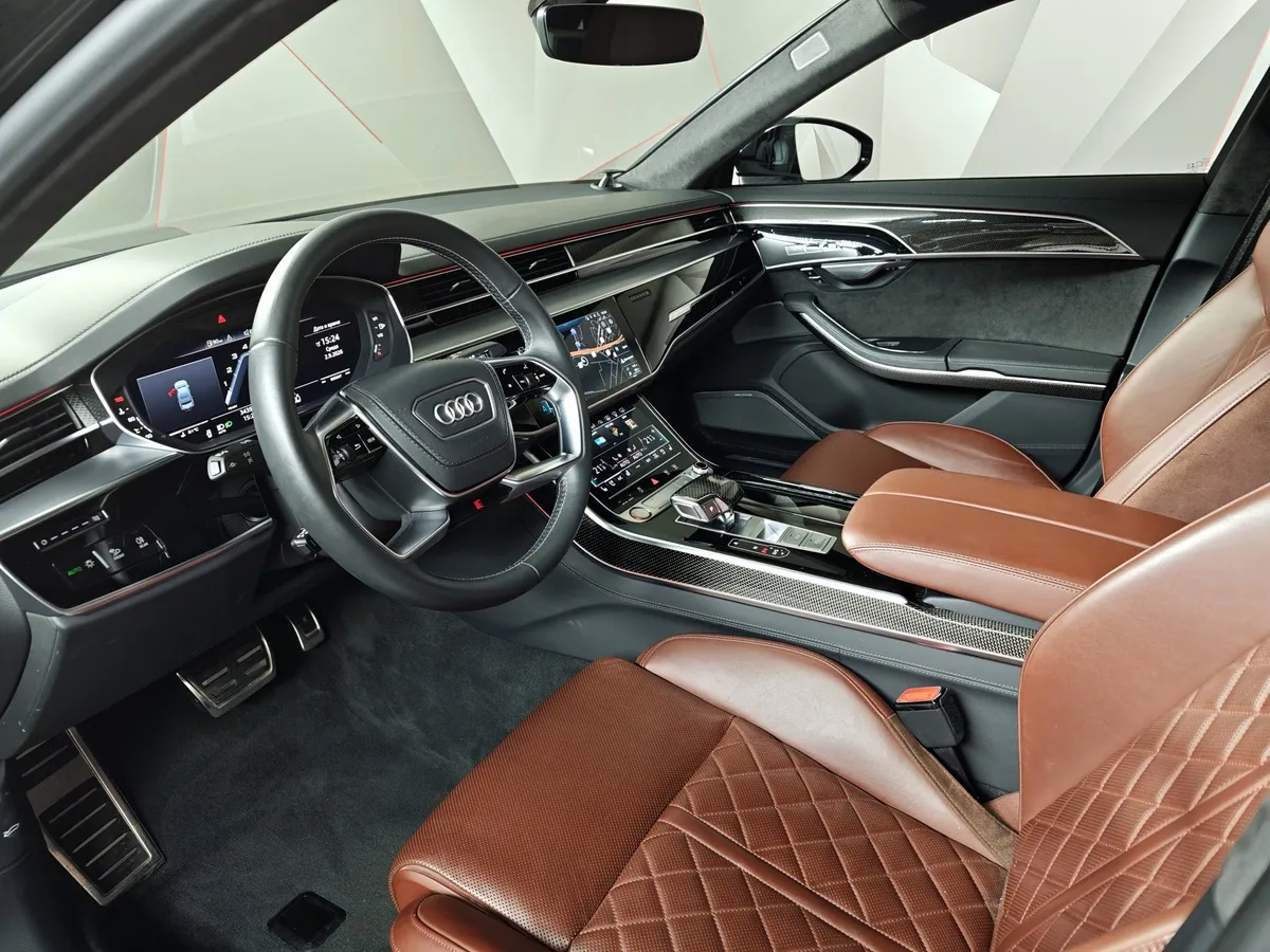Audi S8 4.0 TFSI Quattro Tiptronic (571 л.с.) Черный в АВИЛОН. Слайд №18