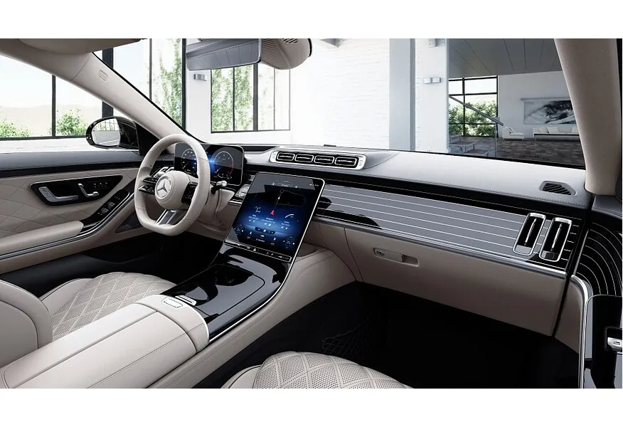 Mercedes-Benz S-Класс S 580 9G-Tronic 4Matic (503 л.с.) Черный в АВИЛОН. Слайд №7