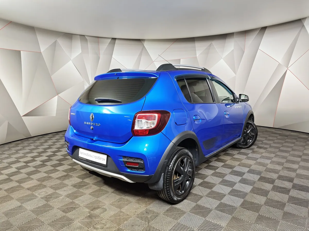 Renault Sandero 1.6 AT (103 л.с.) Stepway Синий в АВИЛОН. Слайд №2
